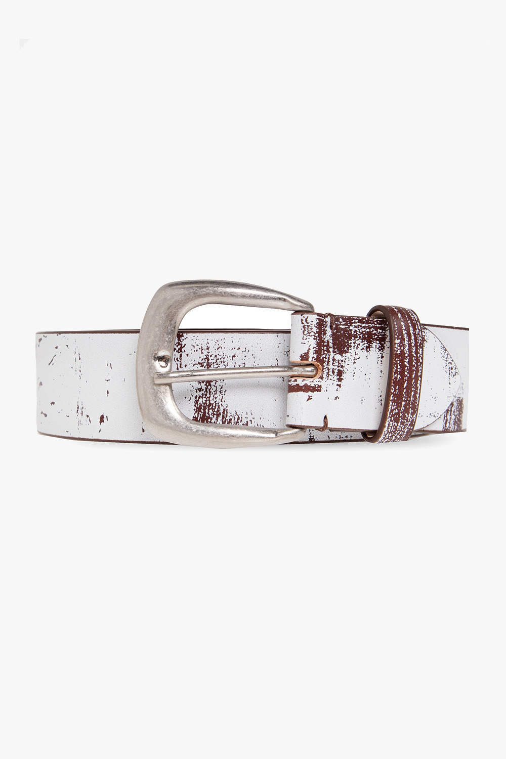 White Leather belt Maison Margiela - VbjdevelopmentsShops MH